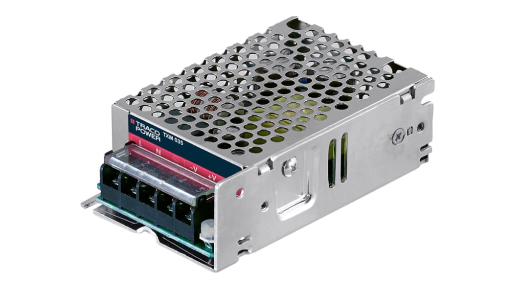 Alimentation à découpage TRACOPOWER TXM 035, 30W, 1 sortie à  5V c.c., 6A