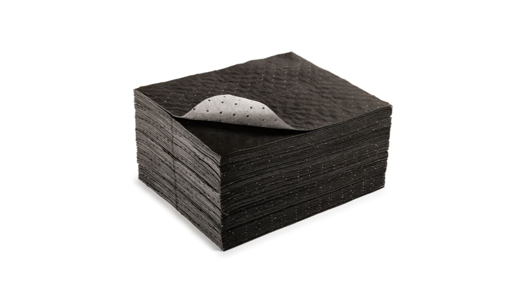 RS PRO Spill Absorbent Pad for Maintenance Use, 110L Capacity, 100 per Pack