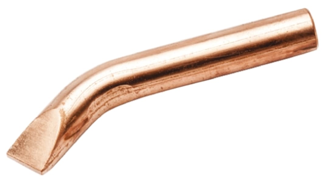 RS PRO 19 mm Bent Soldering Iron Tip for use with KB Series Soldering Irons
