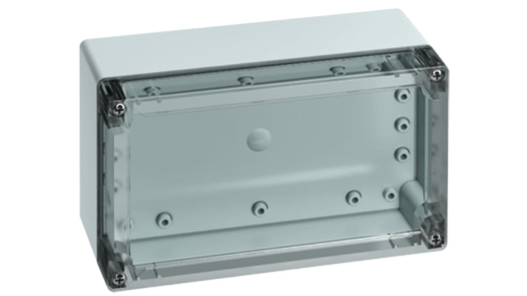 Spelsberg TG Series Grey Polycarbonate Enclosure, IP66, IP67, Grey Lid, 202 x 122 x 90mm