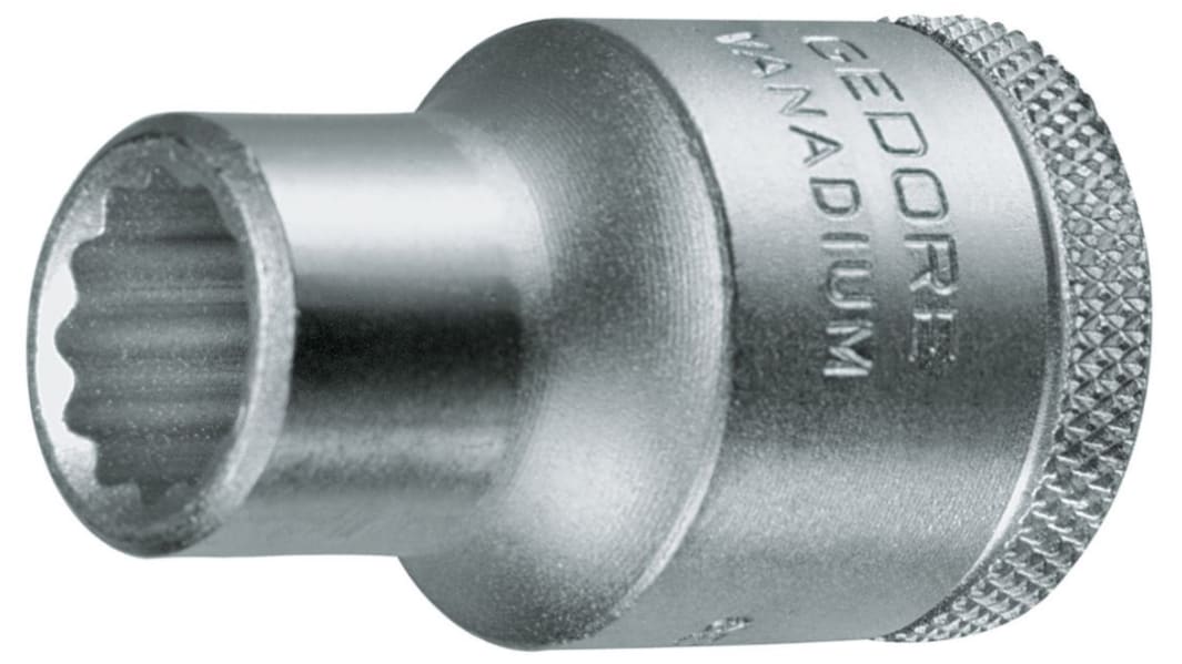 Gedore ソケット 1/2インチ, ソケットサイズ:16mm, 長さ:39.5 mm