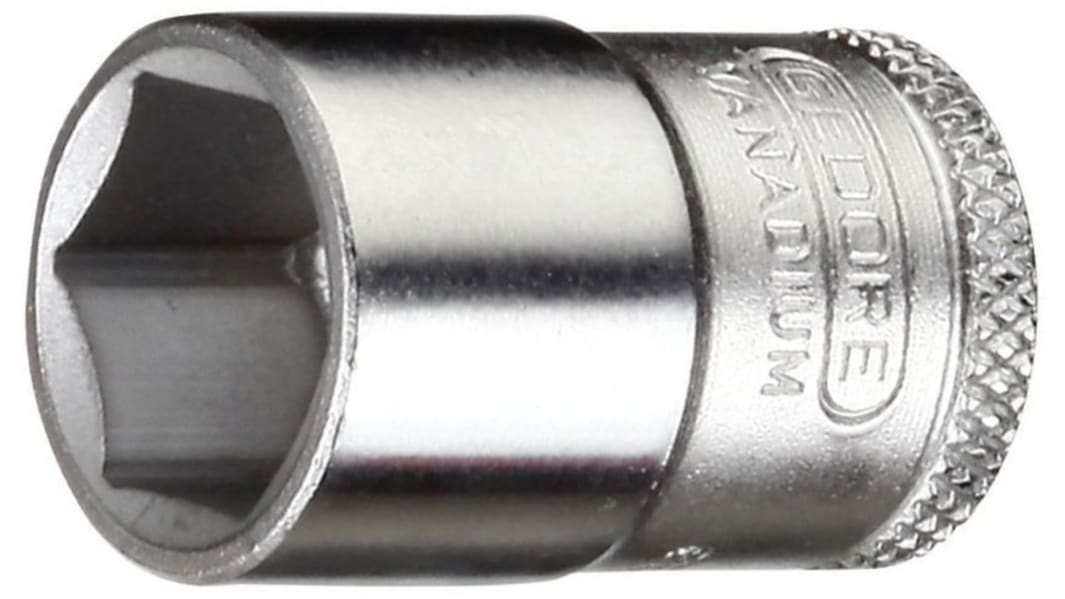 Gedore ソケット 3/8インチ, ソケットサイズ:13mm, 長さ:28 mm