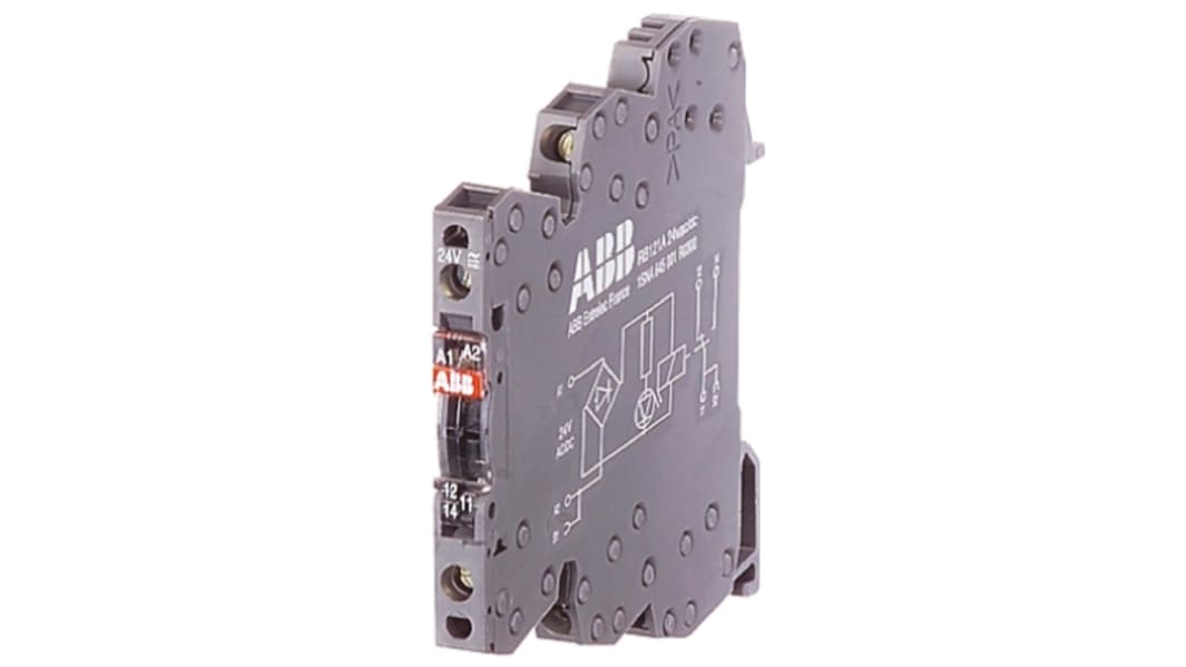 ABB Solid State Relay, DIN Rail Mount, 230 V ac/dc Control