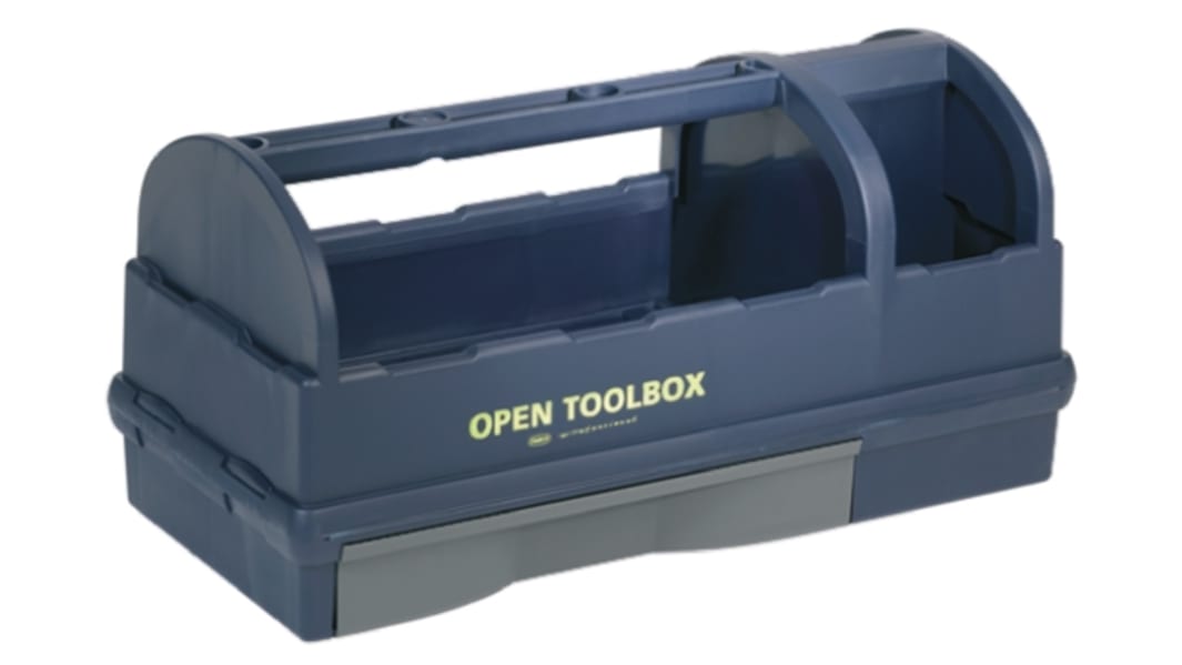 Raaco Kunststoff Werkzeugbox Blau, 1 Schublade, L. 228mm B. 476mm H. 228mm, 1.8kg