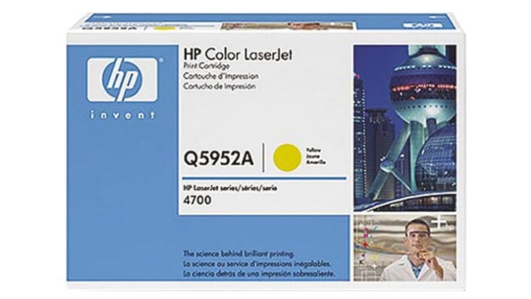 Cartucho de tóner Amarillo Hewlett Packard, aprox. 10000 páginas, compatible con Hewlett Packard