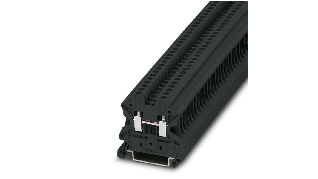 Phoenix Contact 3045088 UT 2.5 BK Series Black, Single-Level, Screw Termination