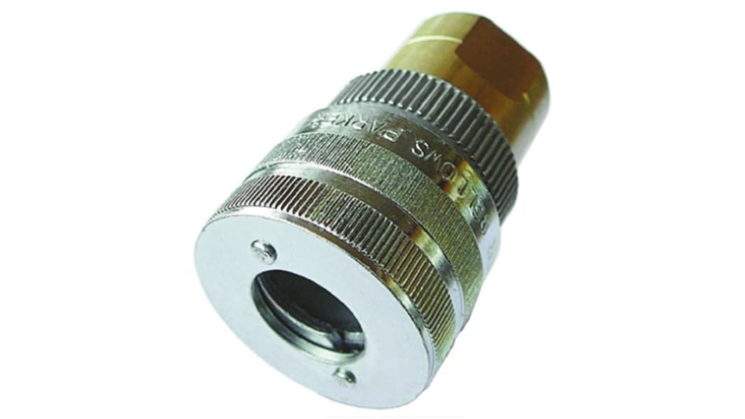 Parker Pneumatische Schnellsteckkupplung Aluminium, G1/4 Buchse, Mit Gewinde