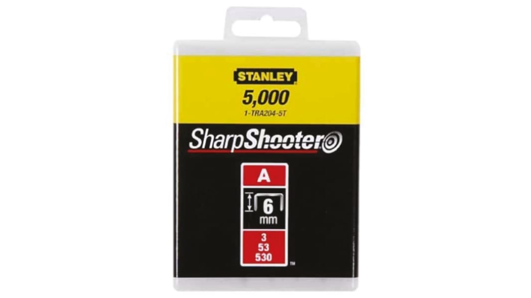 Grapas Stanley, 1-TRA204-5T, 6mm