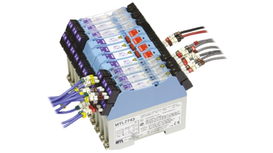 Eaton 2 Channel Zener Barrier, Intrinsic Safety Barrier, Digital Input, ATEX