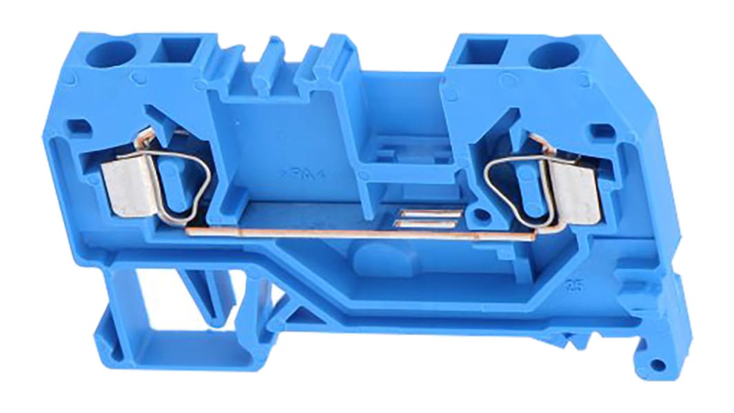 WAGO 280-904 280 Series Blue, 2.5mm², Single-Level, Cage Clamp Termination