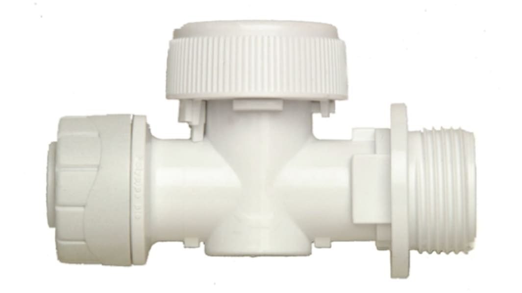 Polyplumb ボールバルブ, 圧縮、ねじ込み, 3/4インチ, プラスチック, PB6115RS