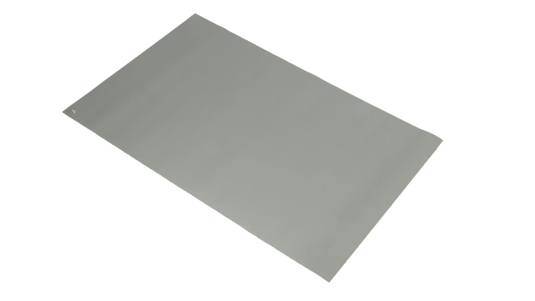 RS PRO Grey Bench ESD-Safe Mat, 1.2m x 600mm x 2mm