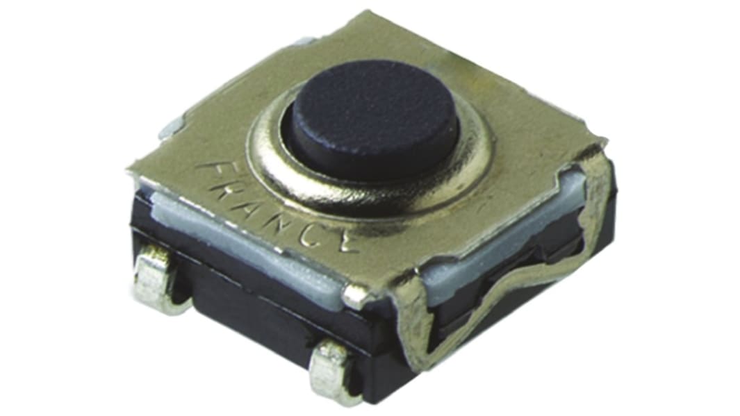 Interruttore tattile C & K, SPST, 6.2 x 3.5 x 3.5mm, L. attuatore 0.57mm, Montaggio superficiale