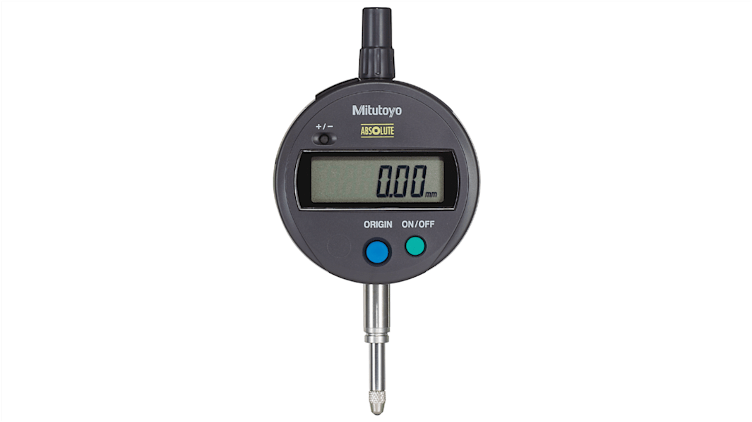 Reloj comparador Mitutoyo 543-781B, calibrado UKAS, , 0 → 12,7 mm, precisión 0,02 mm