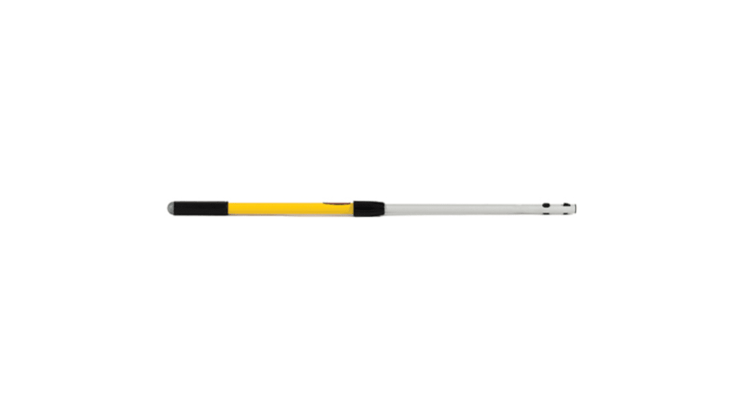 Rubbermaid Commercial Products Aluminium Wischergriff, Gelb, ø 51mm, L. 0.5 → 1.01m, ausziehbar z.Verwend.mit Mopp