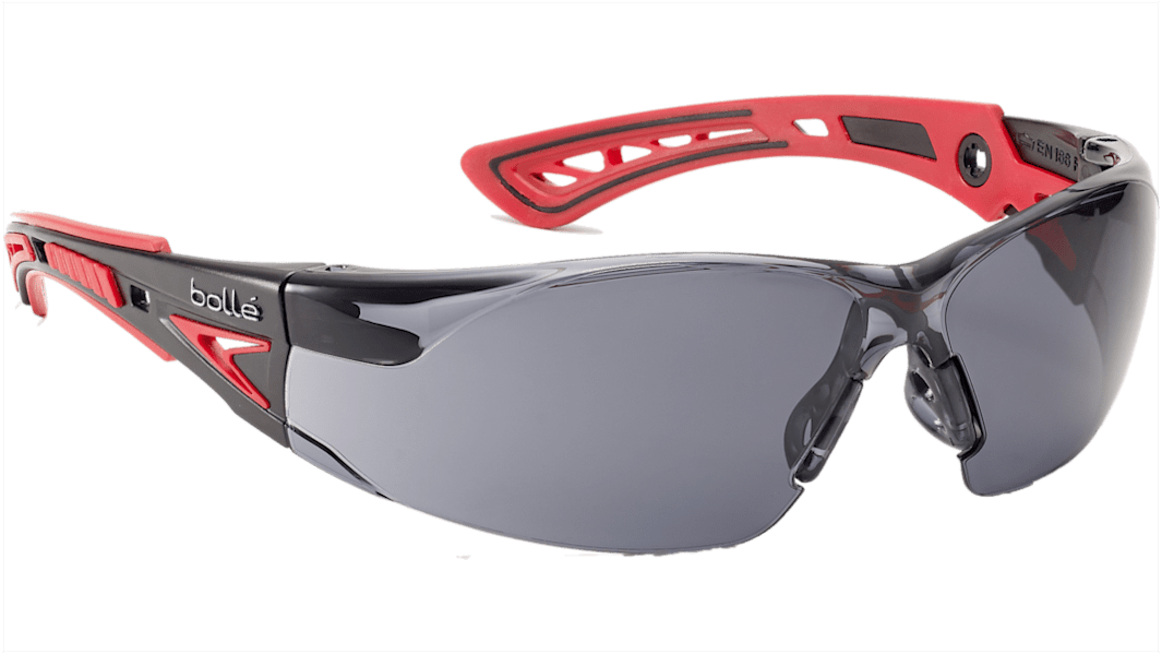 Lunettes de protection Bolle RUSH+, Fumée, Polycarbonate, anti-buée, anti-rayures