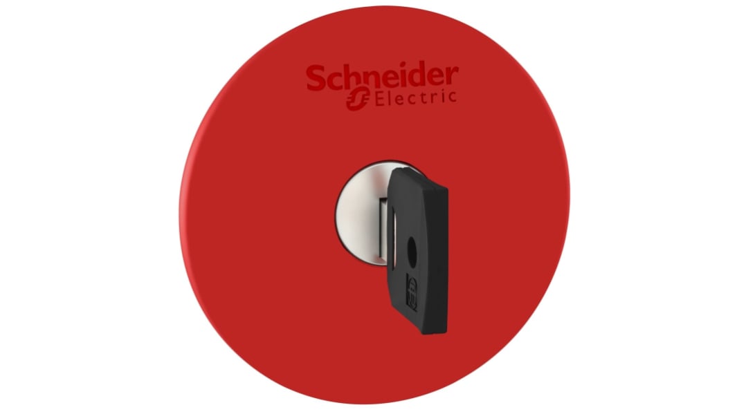 Schneider Electric Harmony XB5 Series, Key Release, Emergency Stop Push Button Head