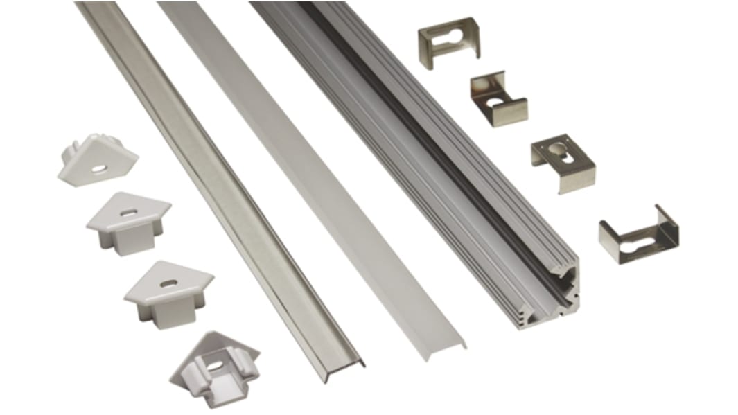 PowerLED LED Mount for Flexible LED Strips 1000 x 19mm