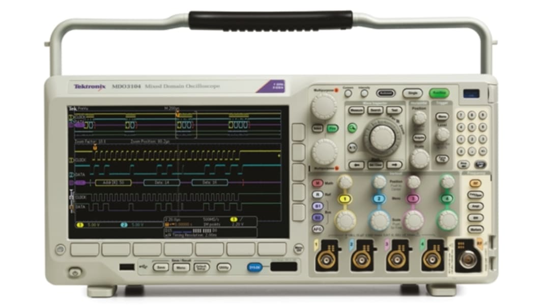 Oscilloscope De table Tektronix série MDO3000, 100MHz