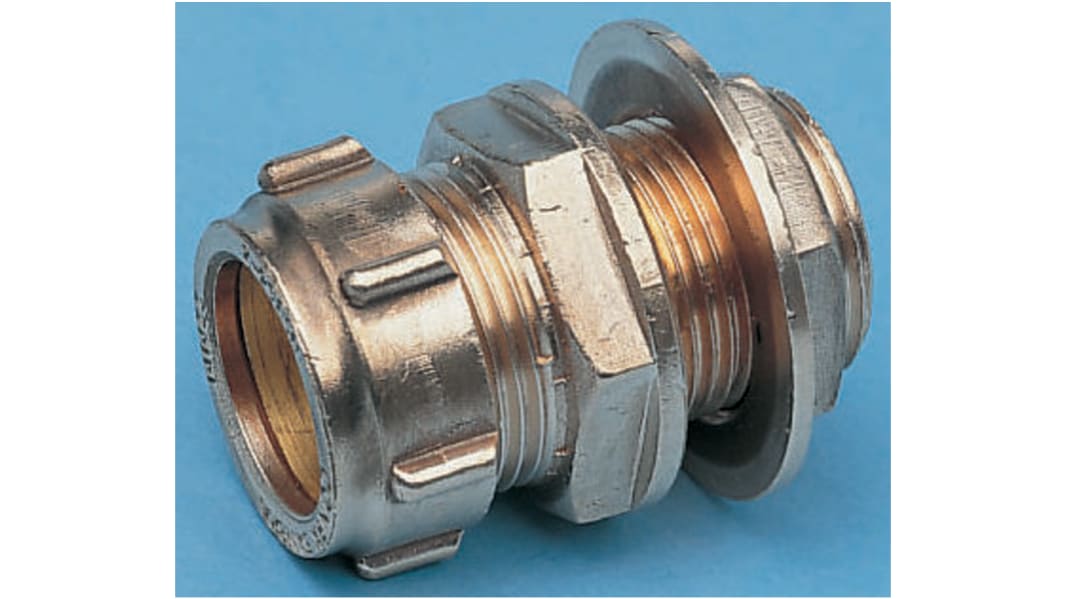 RS PRO Kupplung Gerade Kompression 3/4Zoll Stecknippel für 22 x 22mm Messing