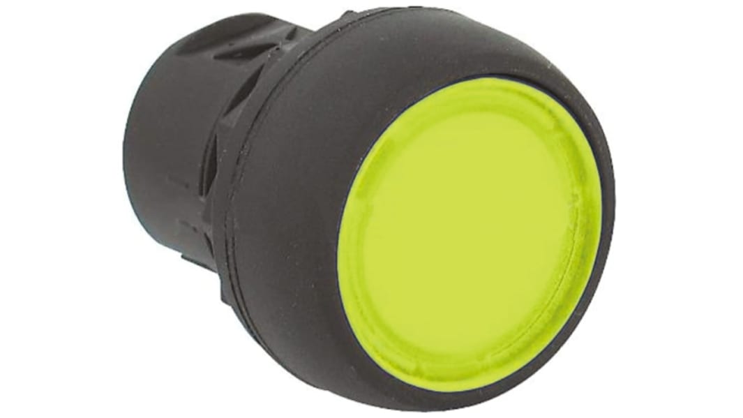 Allen Bradley 800F Series Yellow Alternate Push Button Head, 22mm Cutout, IP65