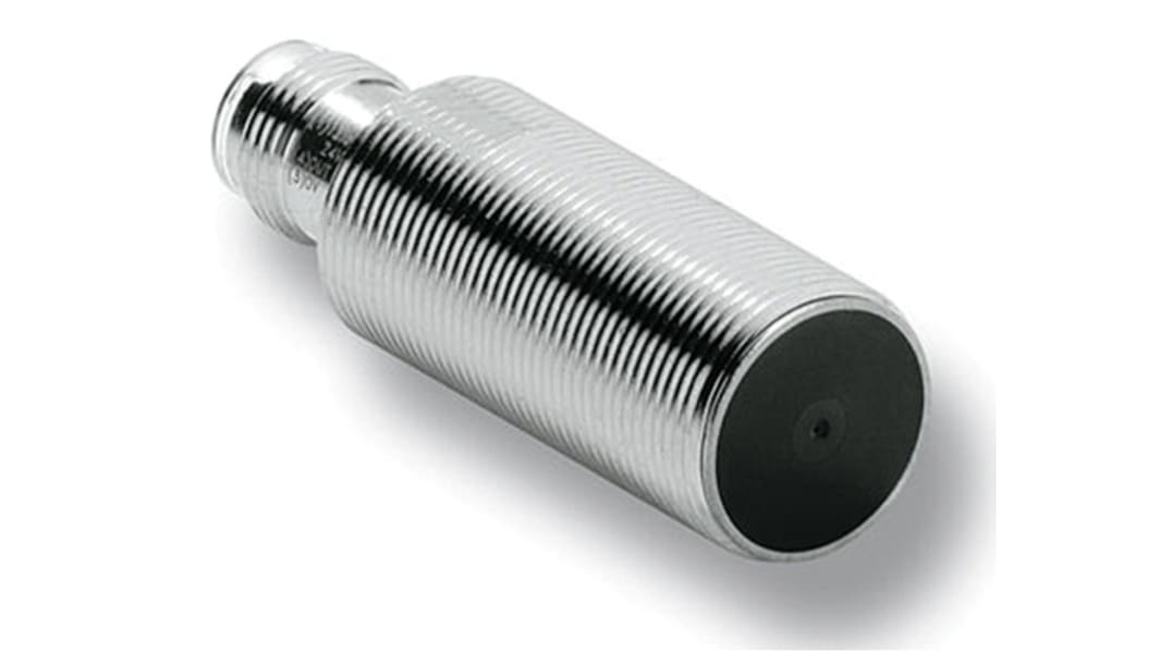 Omron Inductive Threaded Barrel Proximity Sensor, M12, 8 mm Detection, NPN NO, 12 → 24 V dc