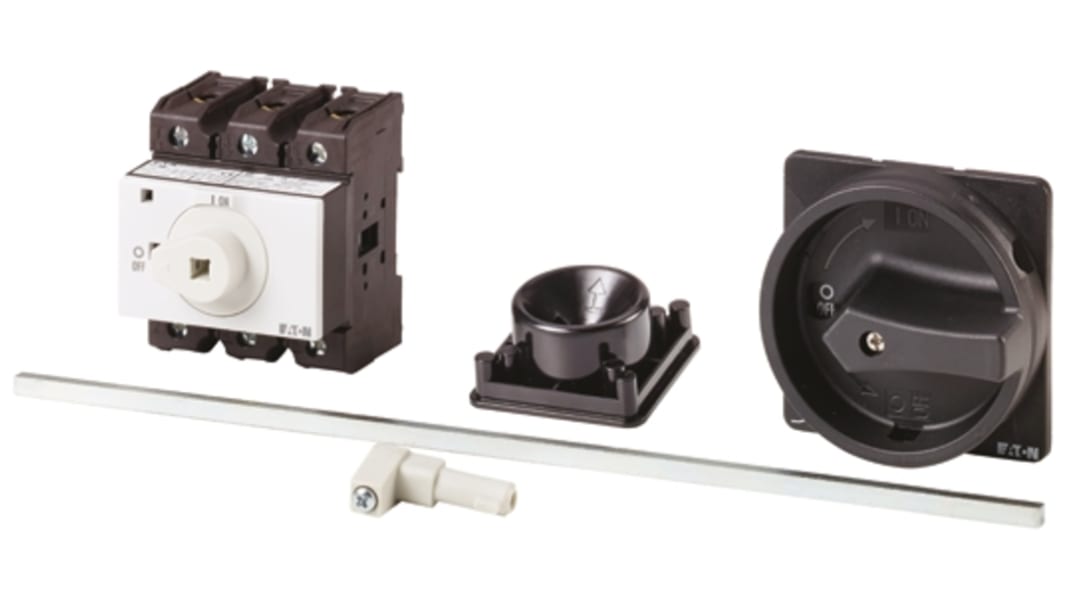 Eaton 3P Pole Panel Mount Isolator Switch - 63A Maximum Current, 30kW Power Rating, IP65