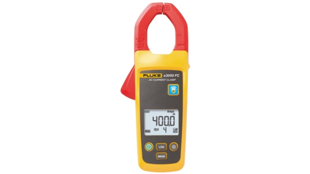 Pince multimètre A3000 FC Fluke, 400A c.a., Etalonné RS