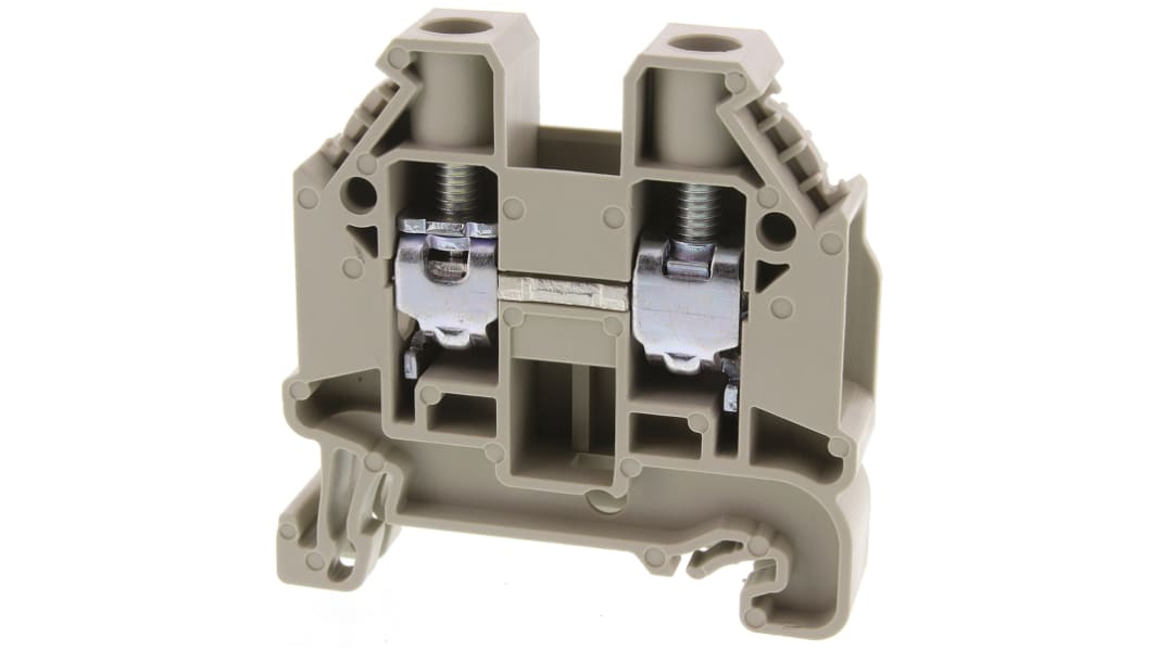 Wieland 58.510.0055.0 WT 10 Series Grey, Single-Level, Screw Termination, ATEX