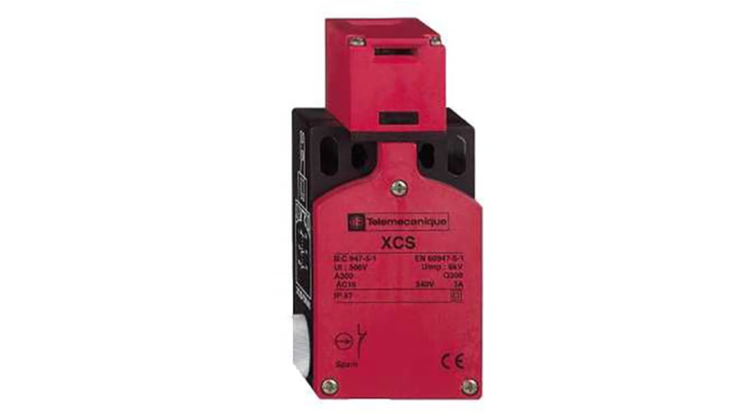 Telemecanique Sensors XCSTA Safety Interlock Switch, 2NC/1NO, Keyed Actuator Included, Glass Fibre Reinforced Nylon