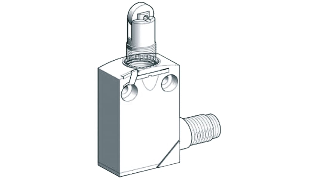 Telemecanique Sensors OsiSense XC Series Plunger Limit Switch, NO/NC, IP66, IP67, IP68, SPDT, Zamak Zinc Alloy Housing,