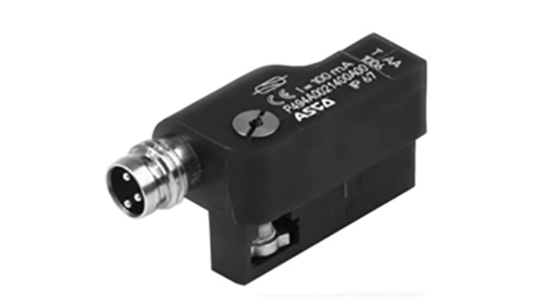 EMERSON – ASCO Magneto Resistive PNP Pneumatic Position Detector, IP67, IP69K, 10 to 30V dc, NO Operation, 494, with