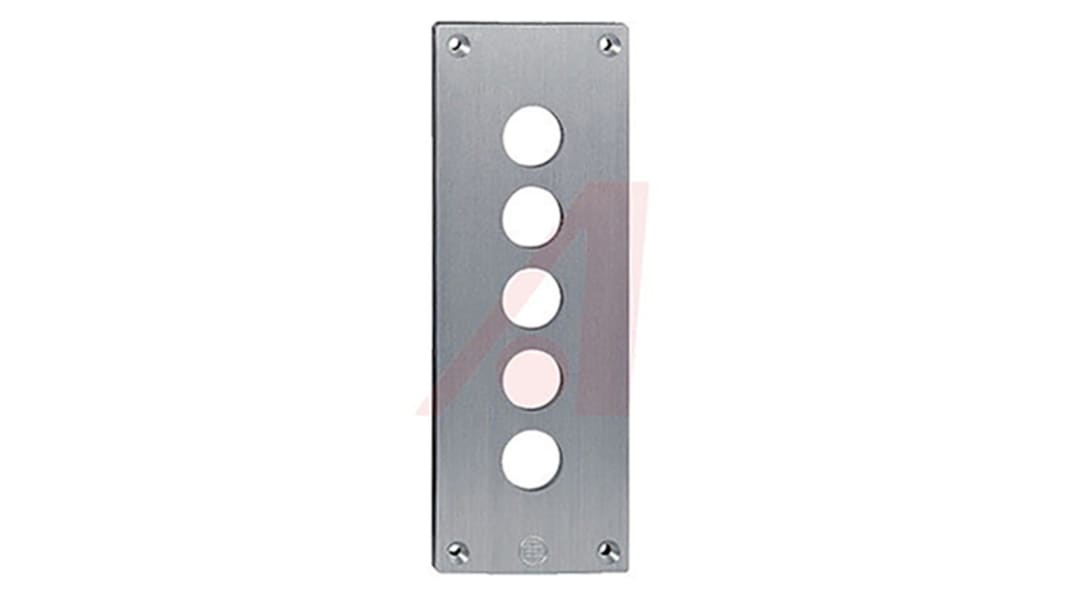 Boîtier de station de commande Schneider Electric Harmony XAP, 5 découpes, en Aluminium, Ø 22mm