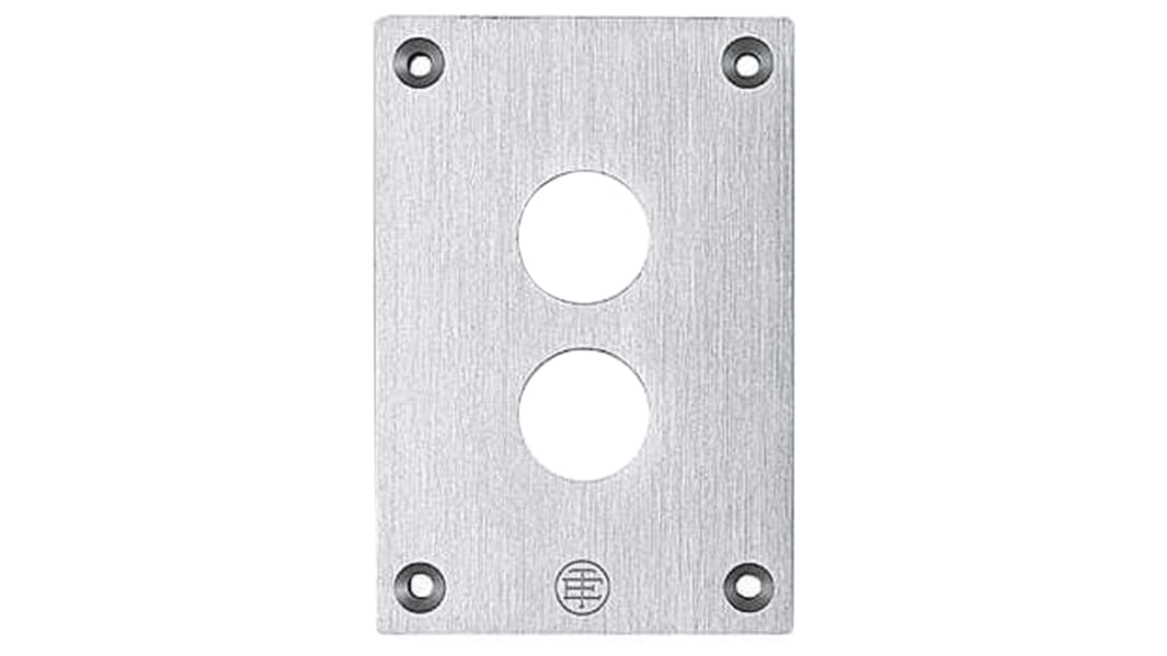Boîtier de station de commande Schneider Electric Harmony XAP, 2 découpes, en Aluminium, Ø 22mm