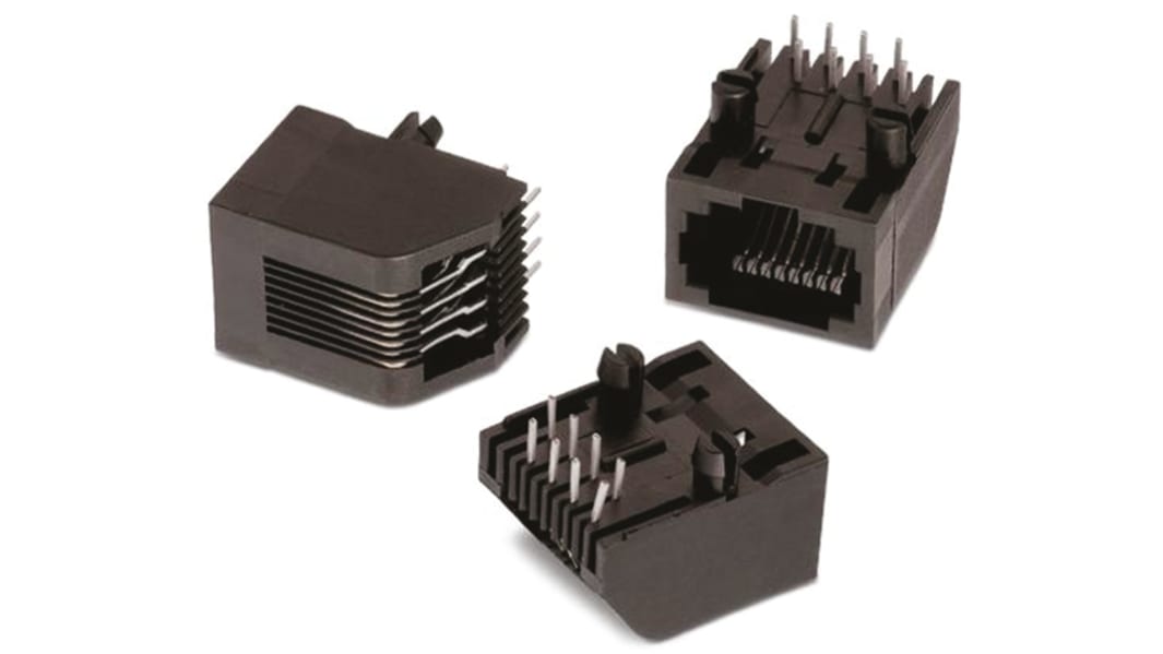 Wurth Elektronik WR-MJ Series Female RJ45 Connector, PCB Mount, STP Shield Horizontal 8 -Way