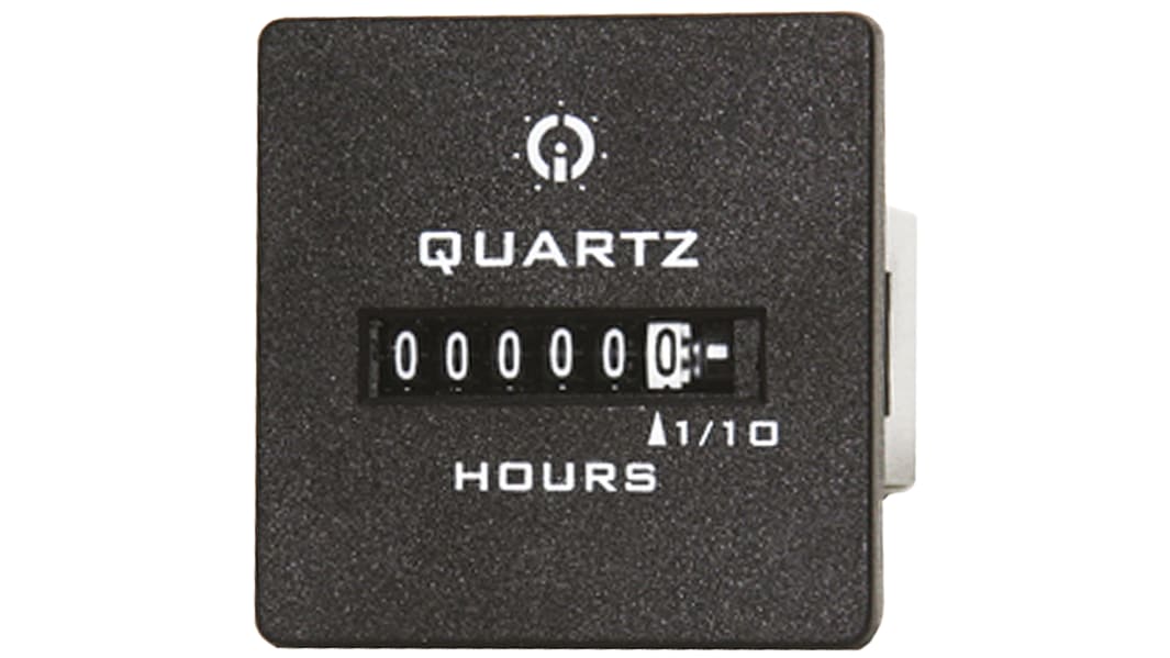 GIC Hour Meter, 6 Digit, 10 → 80 V dc