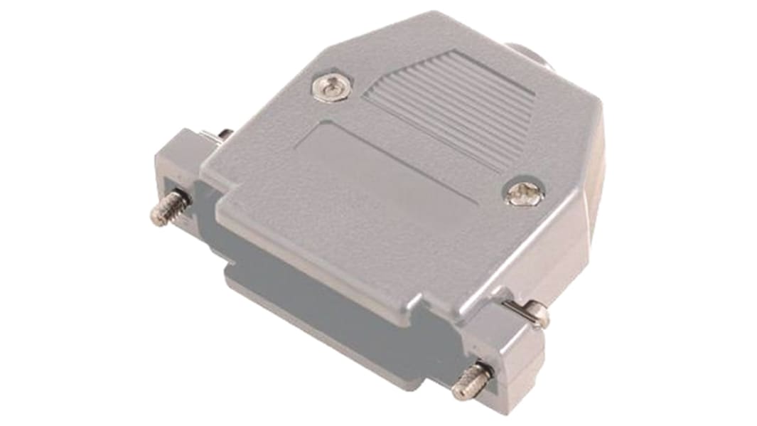 MH Connectors D-Sub バックシェエル MHCCOV シリーズ 15 極 A, グレー, MHCCOV-15SC-LG