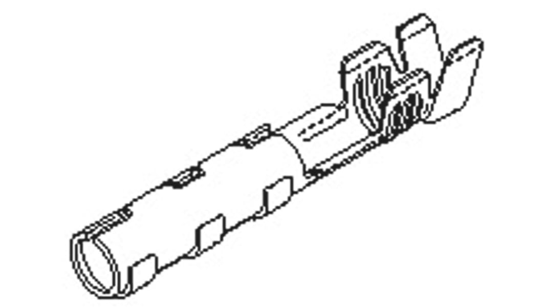 Molex Claspcon Crimp-Anschlussklemme, Buchse, 0.2mm² / 1.3mm², Zinn Crimpanschluss