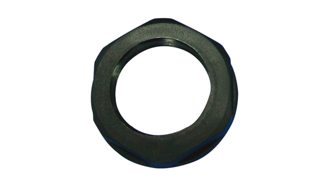 RS PRO Black Nylon 66 Cable Gland Locknut, PG29 Thread, IP68