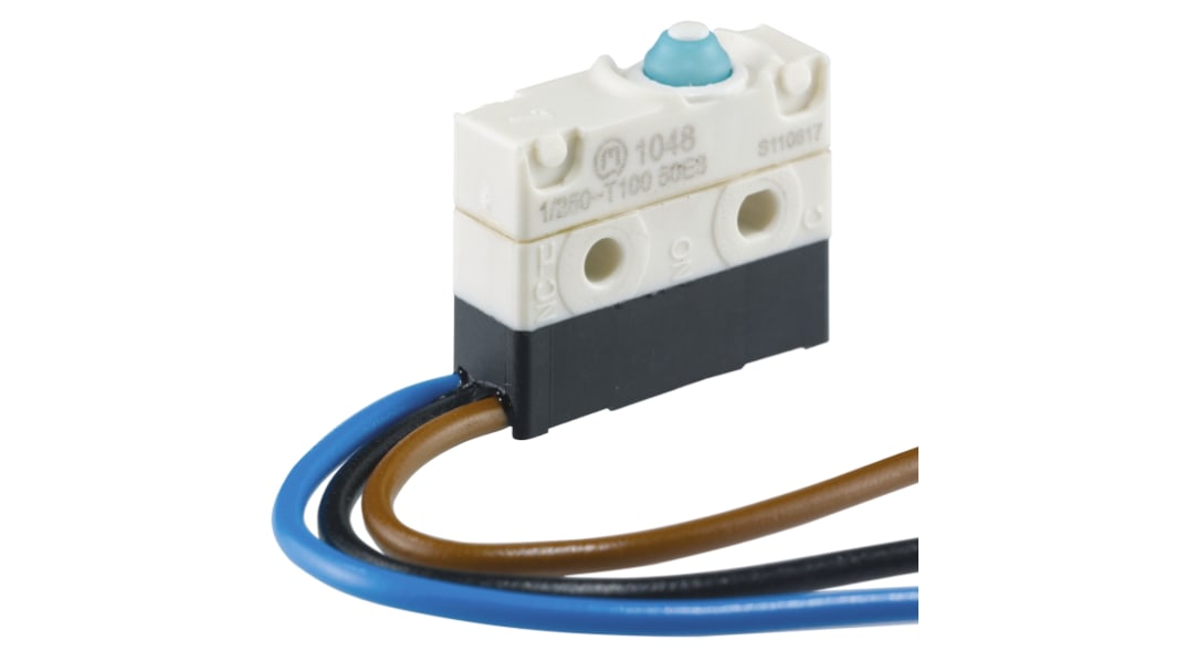 Microrupteur Levier à galet simulé Marquardt, Cable, 1 RT, 10 A