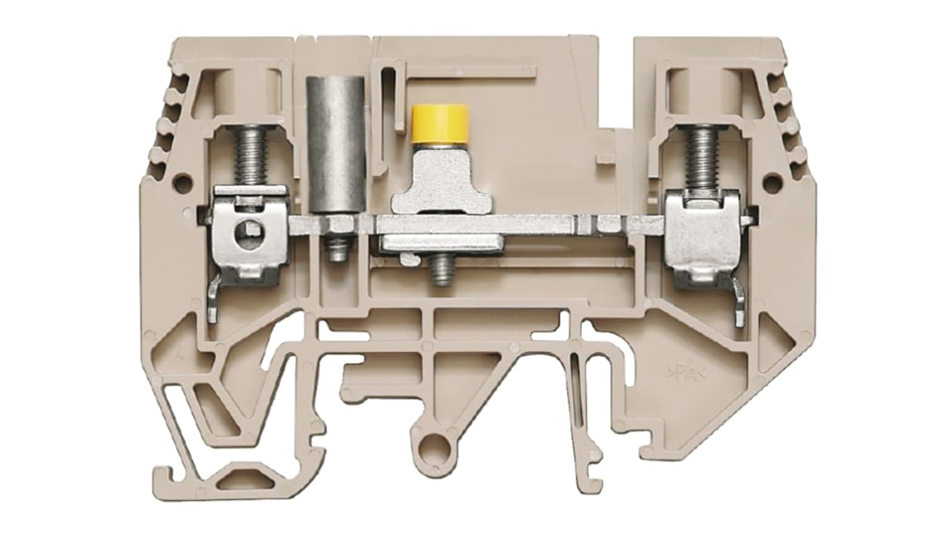 Weidmuller 1934800000 W Series Brown, Single-Level, Screw Termination