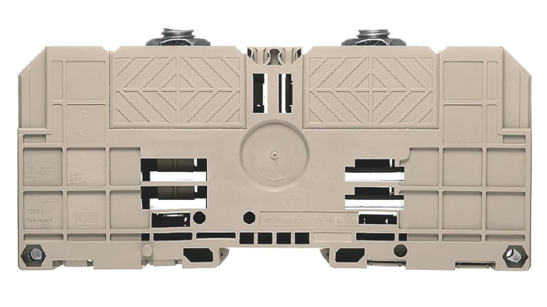 Weidmuller 1029500000 WFF Series Dark Beige, 6 → 150mm², Single-Level, Bolt Termination