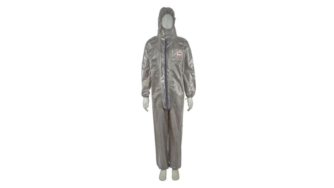 Combinaison de protectionNon 3M 4570,Taille L Unisexe en Laminé, Gris