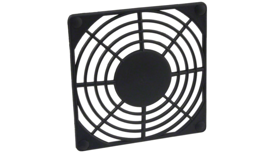 Protège-doigts pour ventilateur de taille 80mm, ebm-papst 80 x 80mm, en Plastique