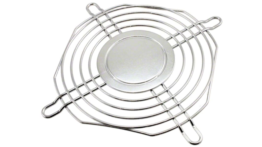 ebm-papst LZ32-4 Series Metal, Steel Finger Guard for 80mm Fans, 71.5mm Hole Spacing, 78.2 x 78.2mm