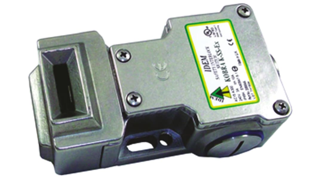 IDEM ATEX K-SS-Ex Safety Interlock Switch, 2NC, Keyed, Stainless Steel