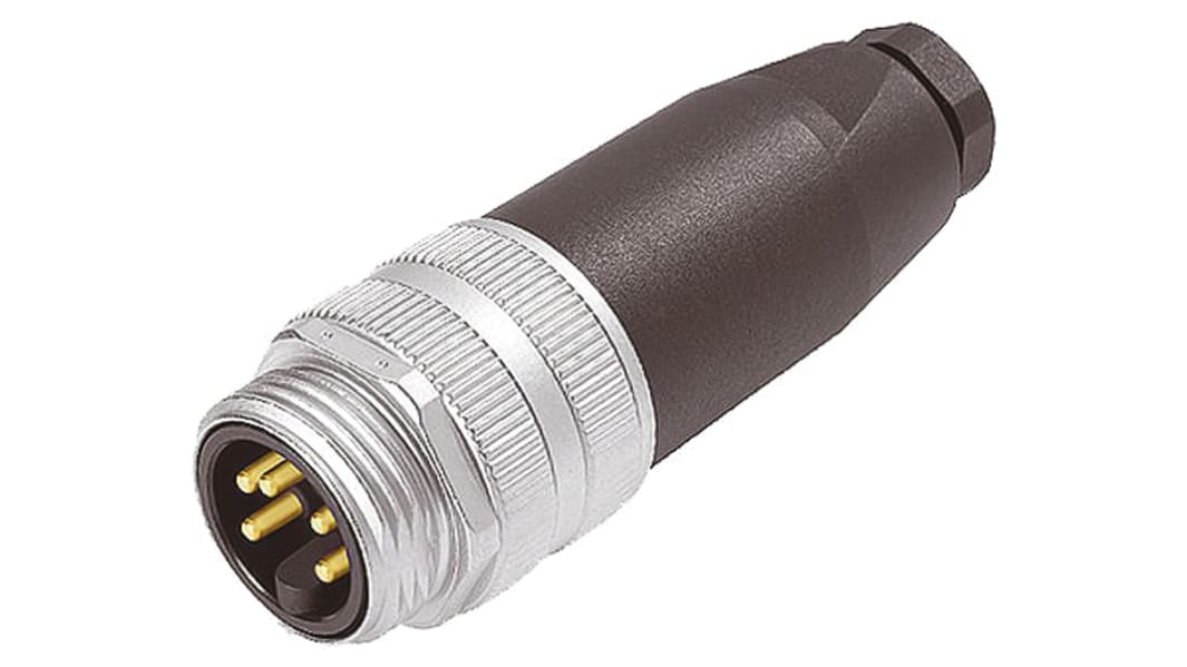 Conector circular Murrelektronik Limited macho serie 7000 de 5 vías macho, montaje aéreo, IP65, IP67