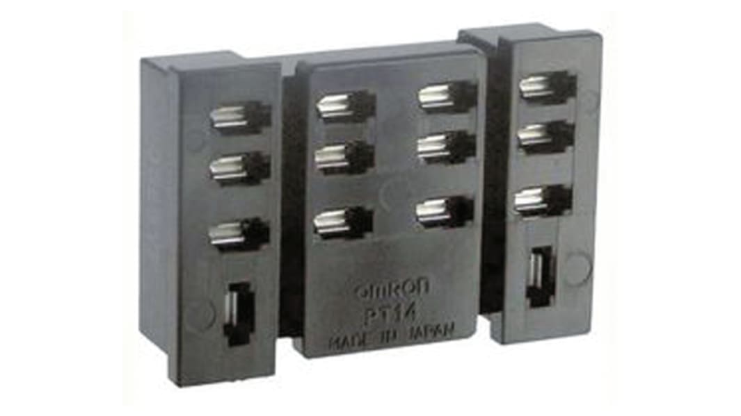 Support relais Omron série PT 14 contacts, Montage sur CI, 250V c.a., pour Relais série LY