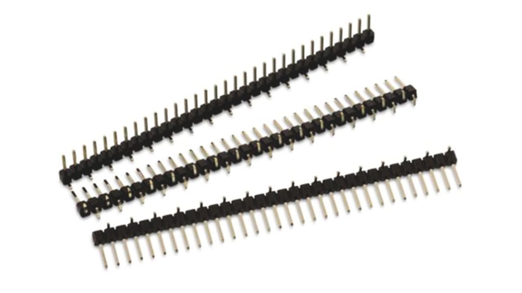 Wurth Elektronik ストレート ピンヘッダ 10極 2.54mm 1列, 表面実装