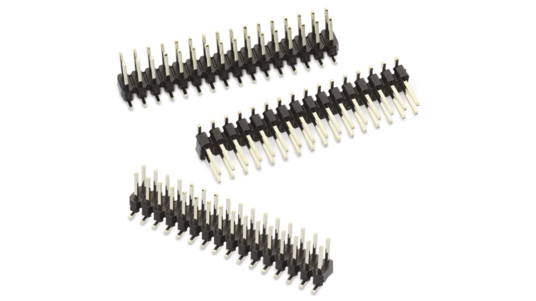 Wurth Elektronik ストレート ピンヘッダ 10極 2.54mm 2列, 表面実装